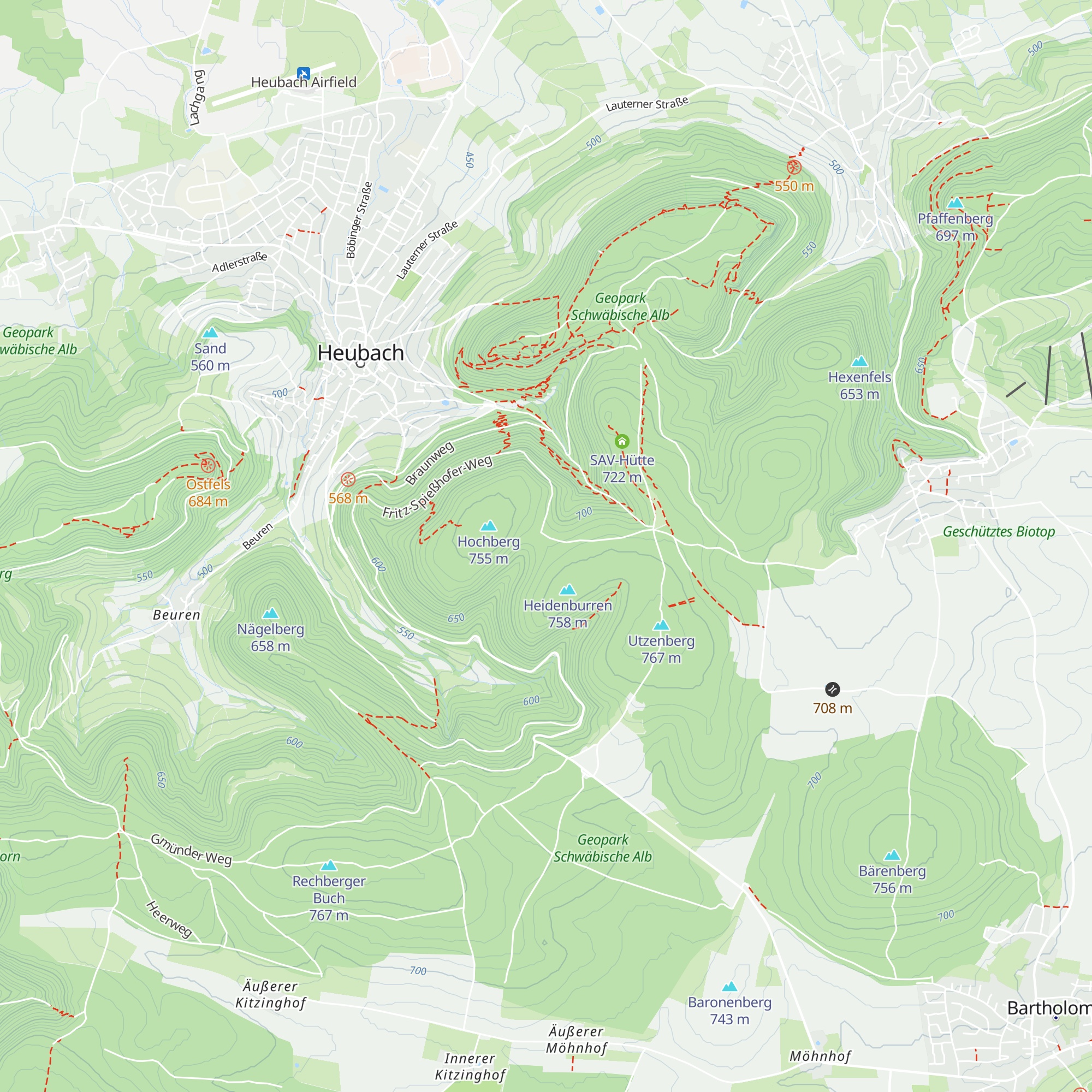 Drei Eichenhütte map