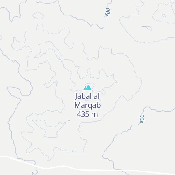 Map of Jabal al Marqab