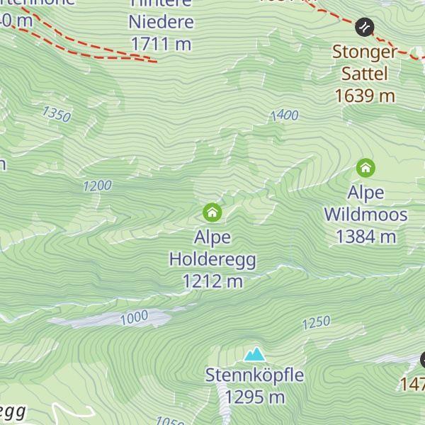 Map of Alpe Holderegg