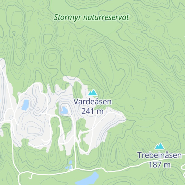 Map of Vardeåsen
