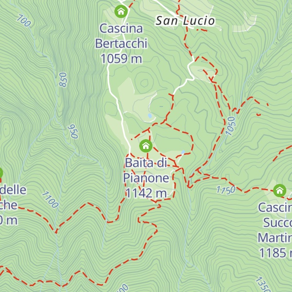 Map of Baita di Pianone