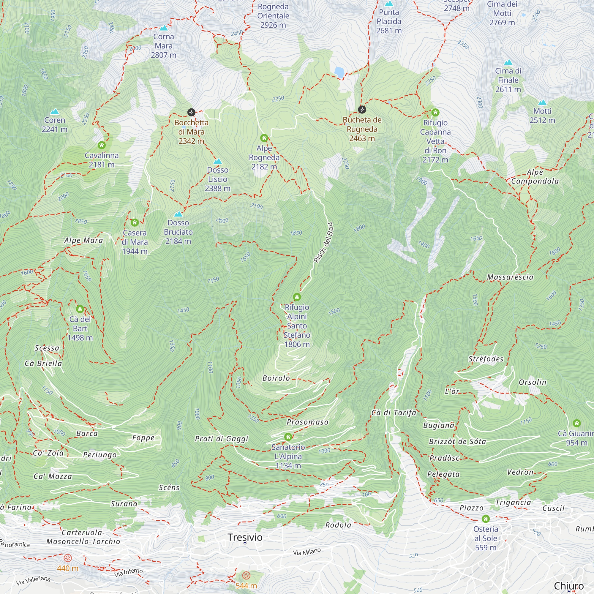 Rifugio Alpini Santo Stefano map