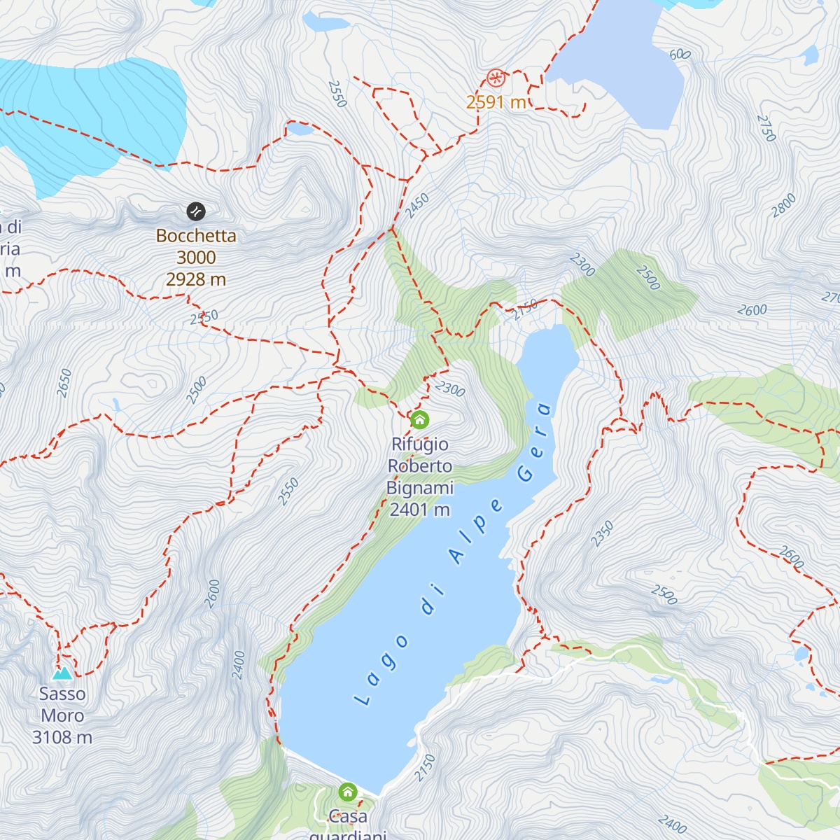 Rifugio Roberto Bignami map