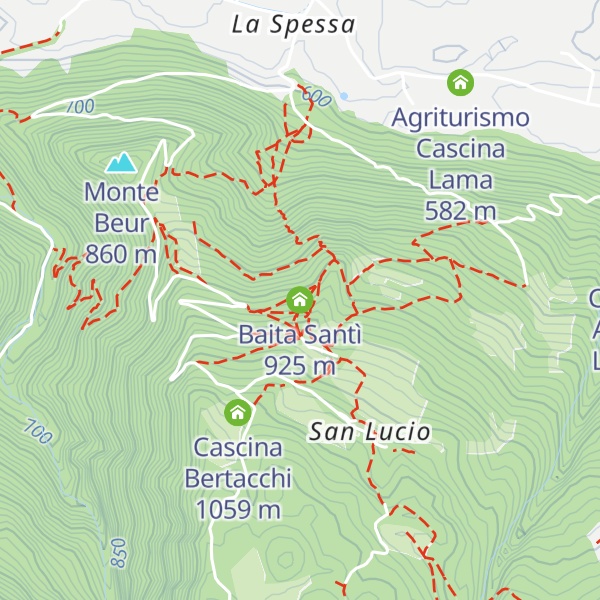 Map of Baita Santì