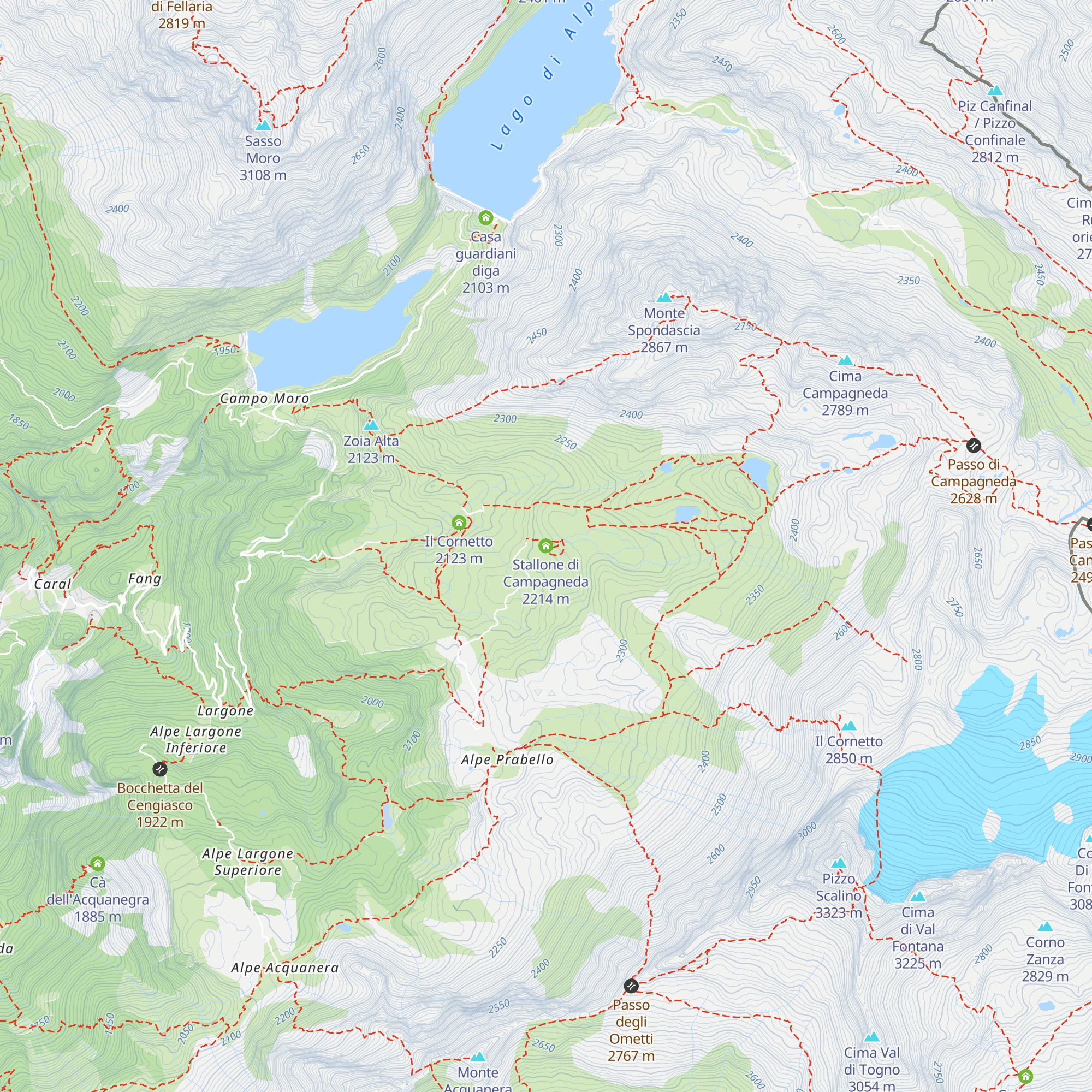 Stallone di Campagneda map