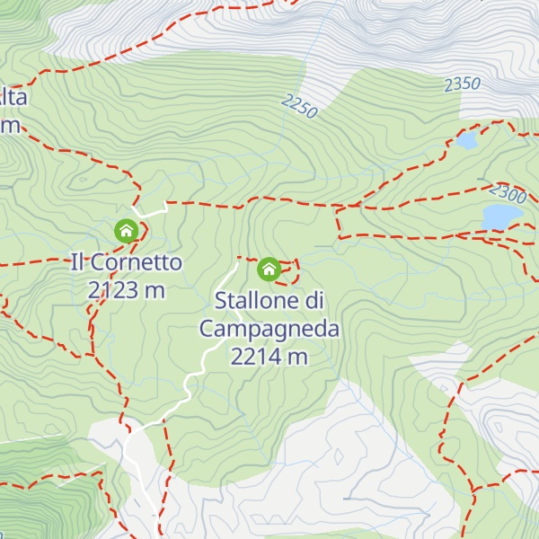 Map of Stallone di Campagneda