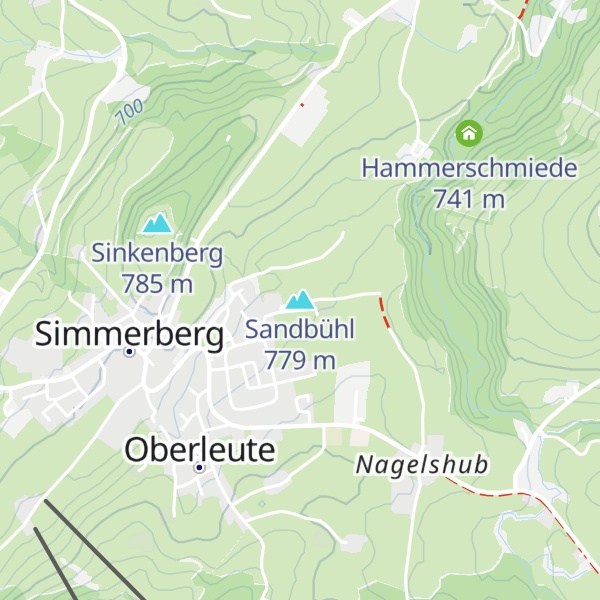 Map of Sandbühl