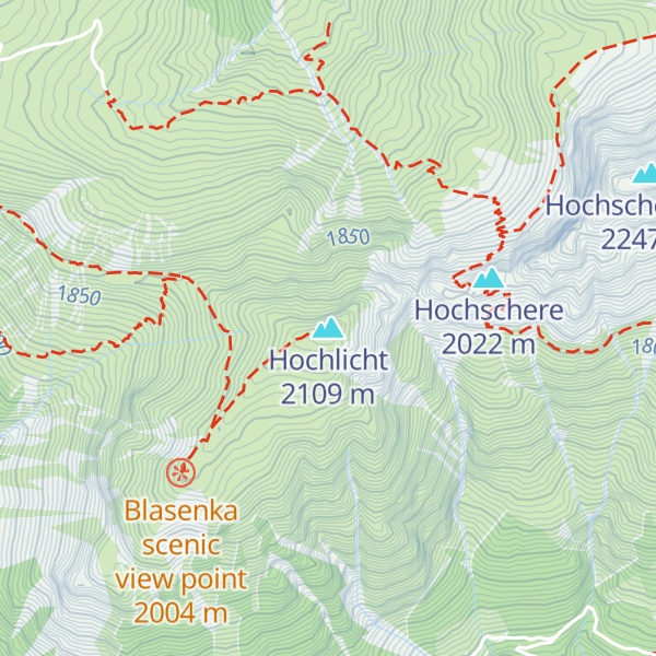 Map of Hochlicht