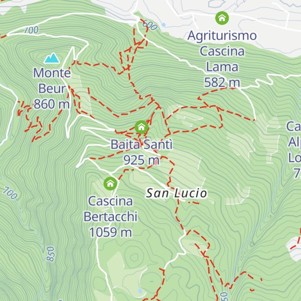 Map of Baita ing. Tullio Gervasoni
