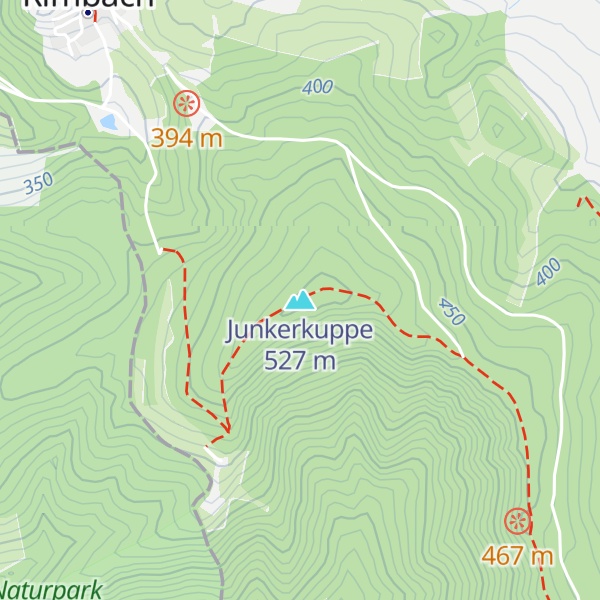 Map of Junkerkuppe