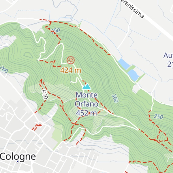 Map of Monte Orfano