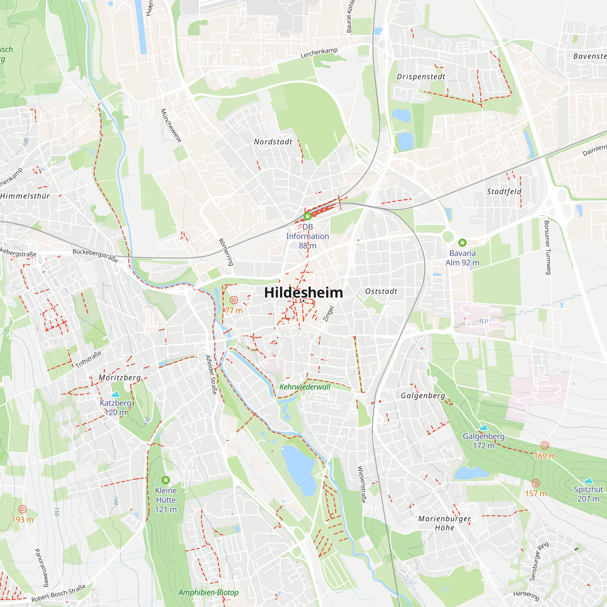 Tourist-information map