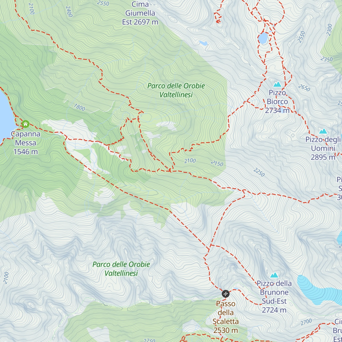 Rifugio Luigi Mambretti map