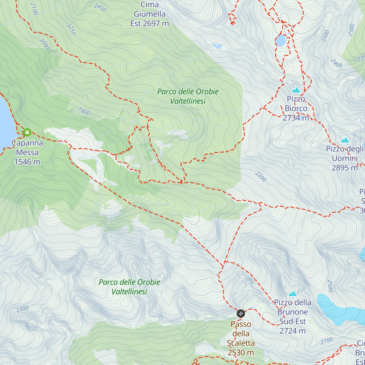 Rifugio Luigi Mambretti map
