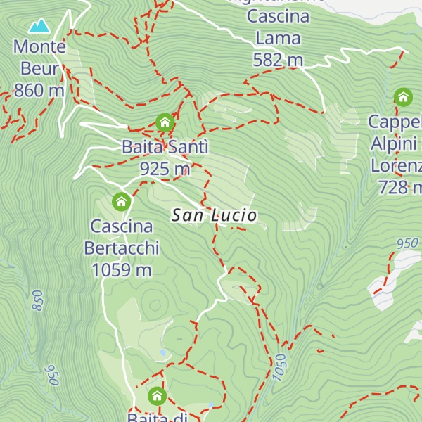 Map of Rifugio San Lucio