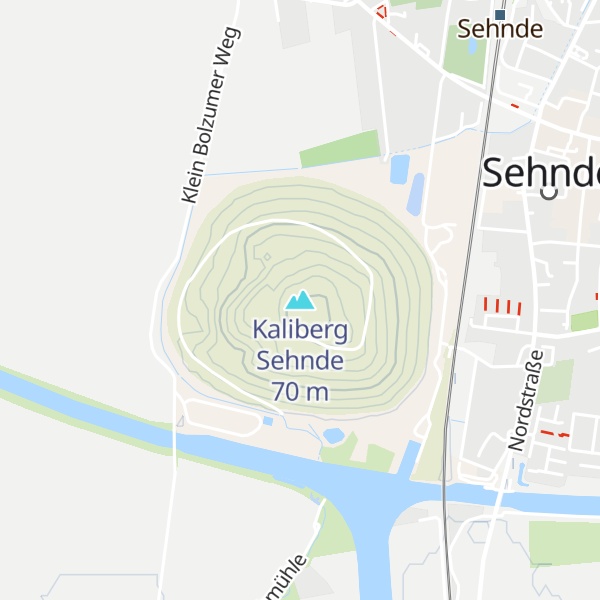 Map of Kaliberg Sehnde