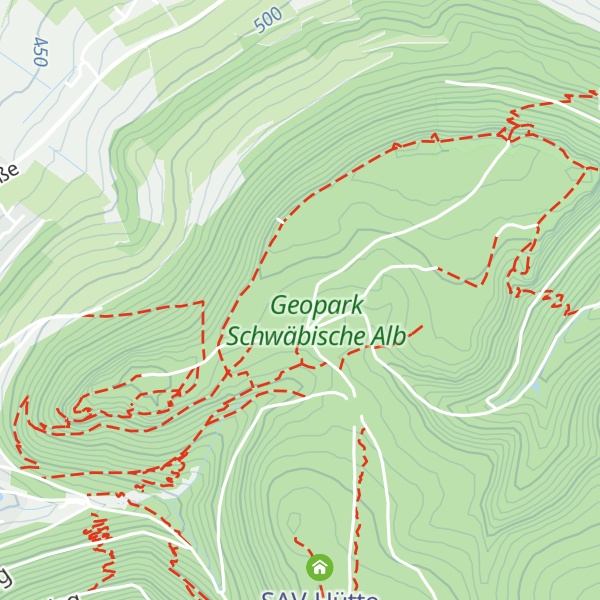 Map of DAV Hütte