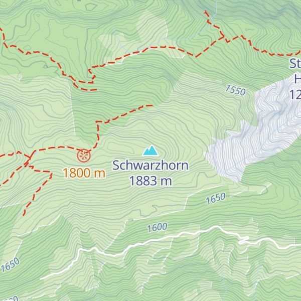 Map of Schwarzhorn