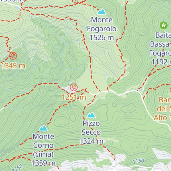 Map of Baita Campo d'Avene