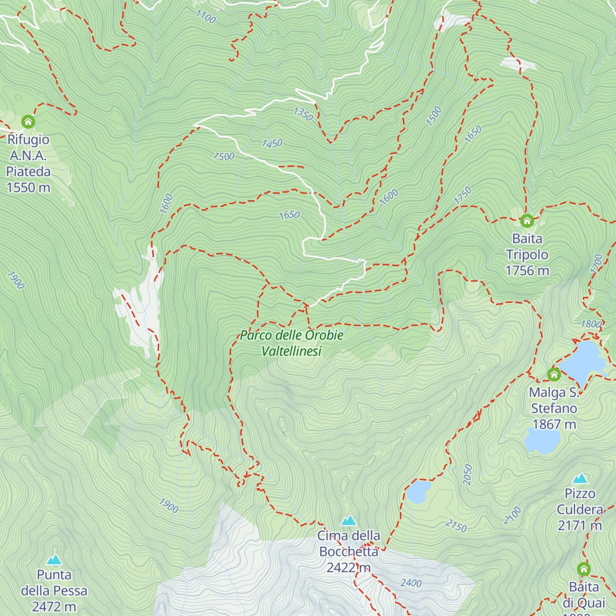Rifugio Gino e Massimo map