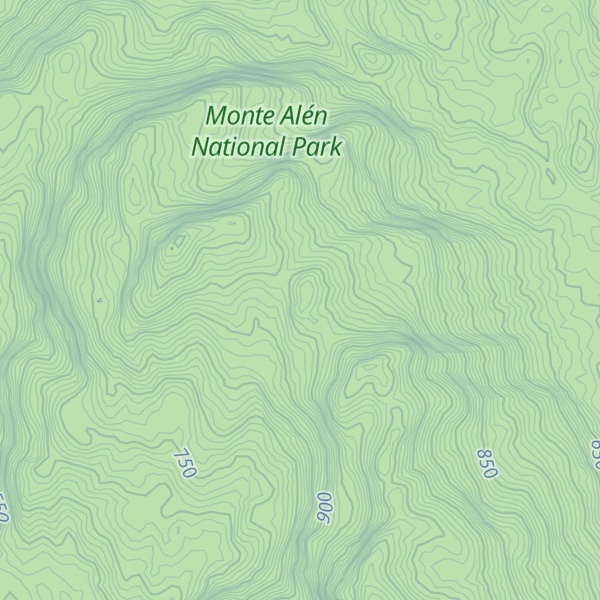 Map of Monte Mitra