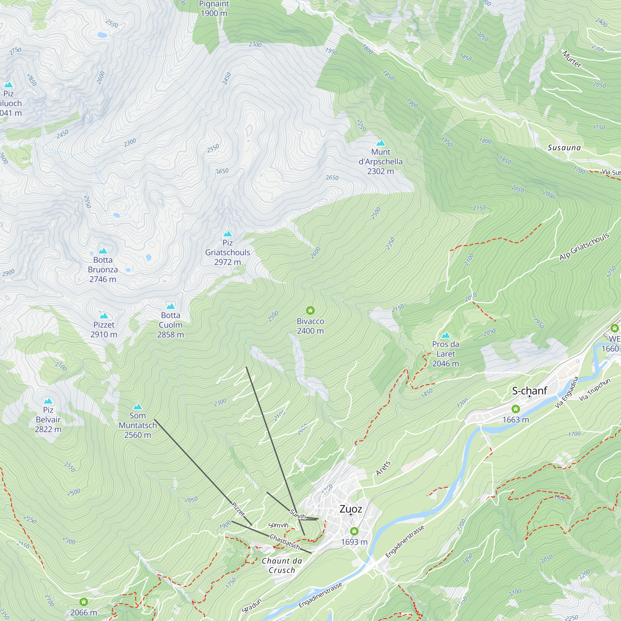 Bivacco map