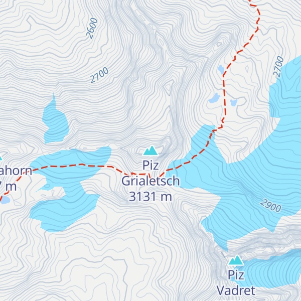 Map of Piz Grialetsch
