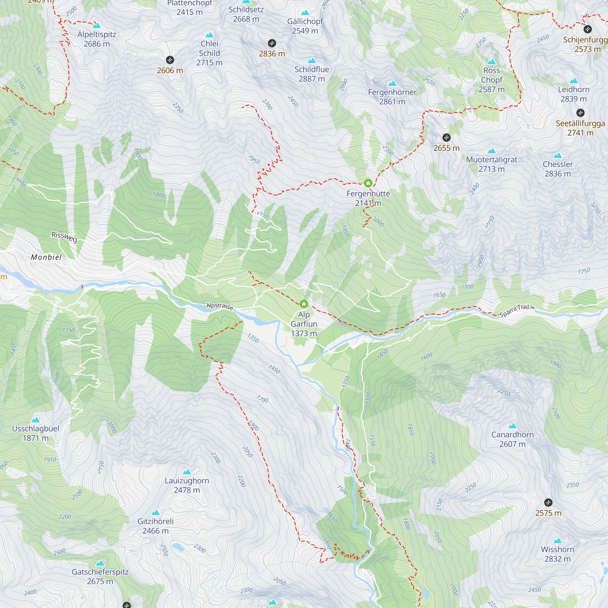 Alp Garfiun map
