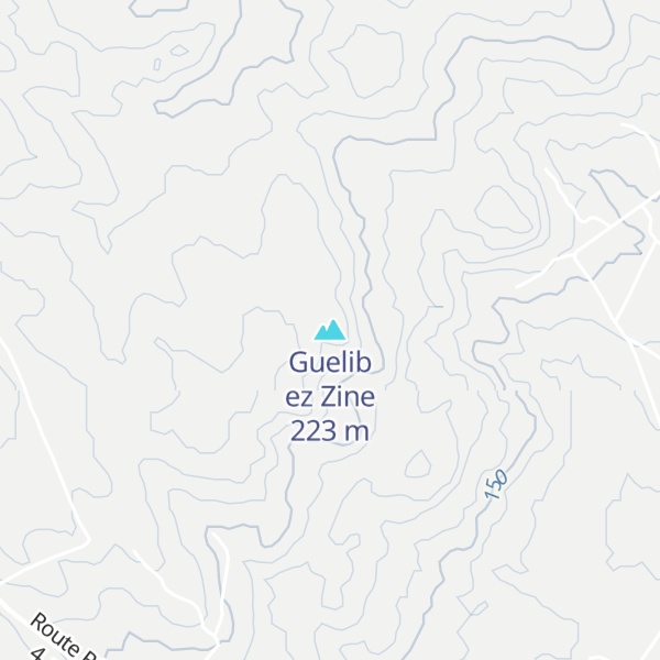 Map of Guelib ez Zine