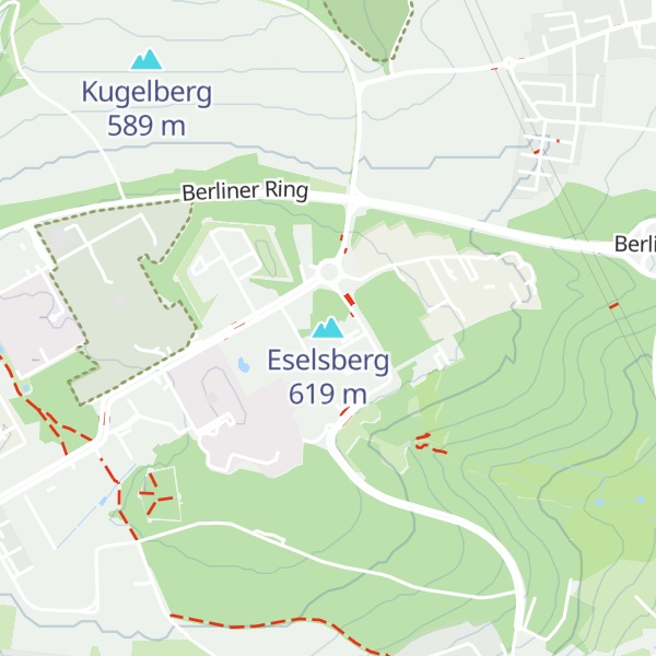 Map of Eselsberg
