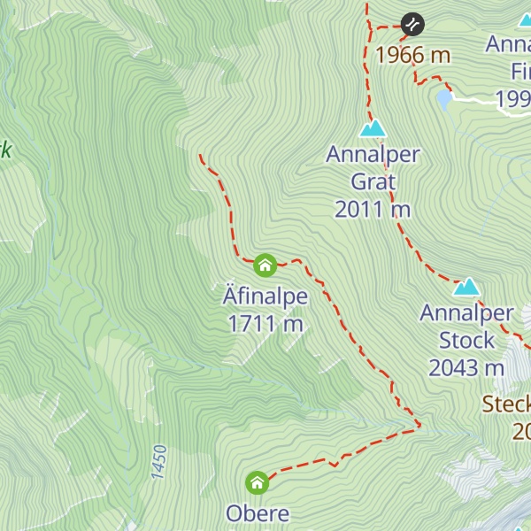 Map of Äfinalpe