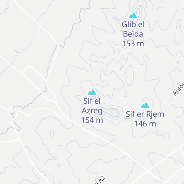 Map of Sif el Azreg