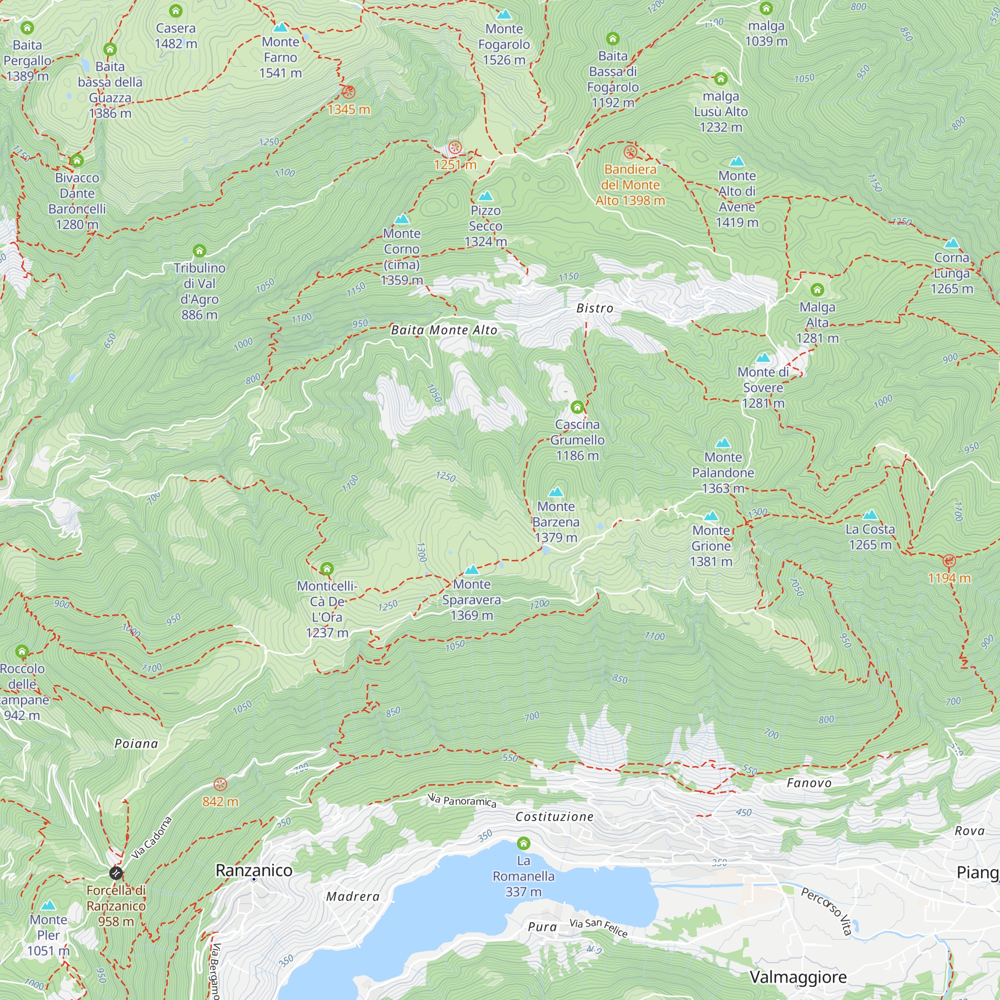 Cascina Colombone map