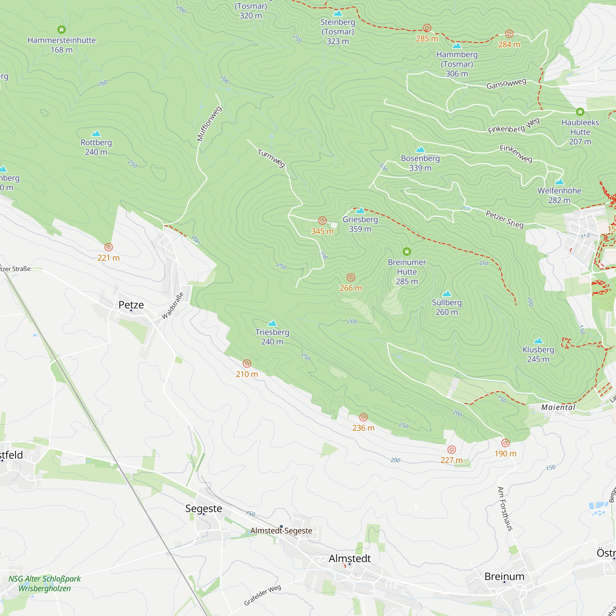 Herrenkamp-Hütte map