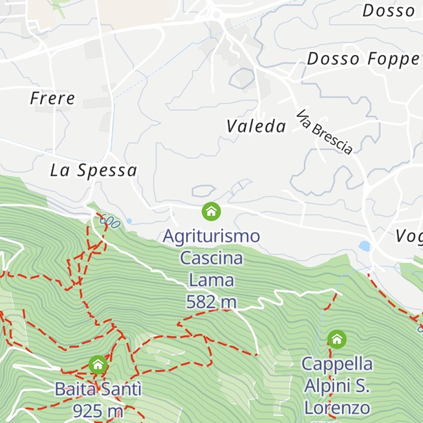 Map of Agriturismo Cascina Lama