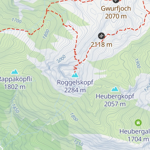 Map of Roggelskopf
