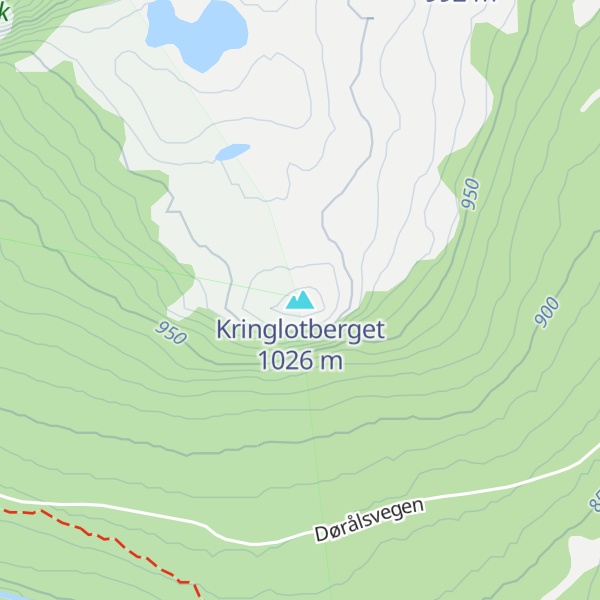 Map of Kringlotberget