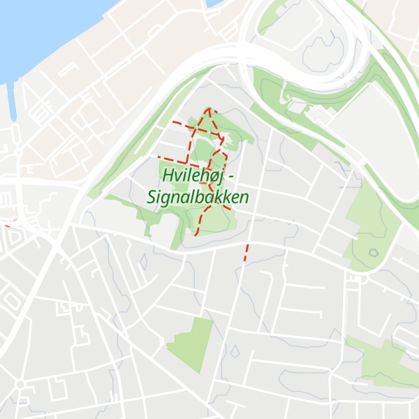 Map of Hvilehøj