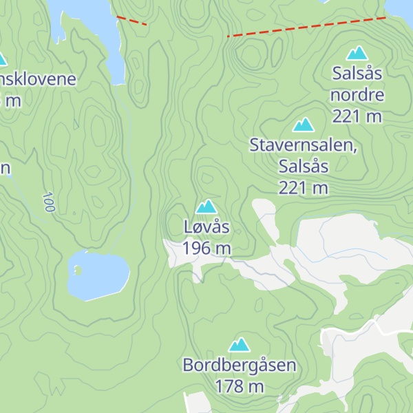 Map of Løvås