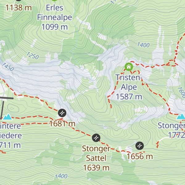 Map of Guntenalpe