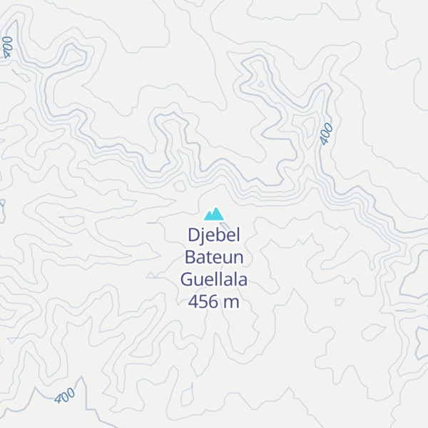 Map of Djebel Bateun Guellala