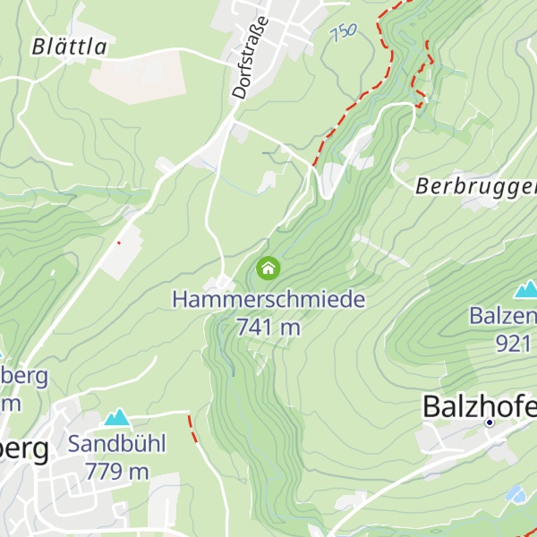 Map of Hammerschmiede
