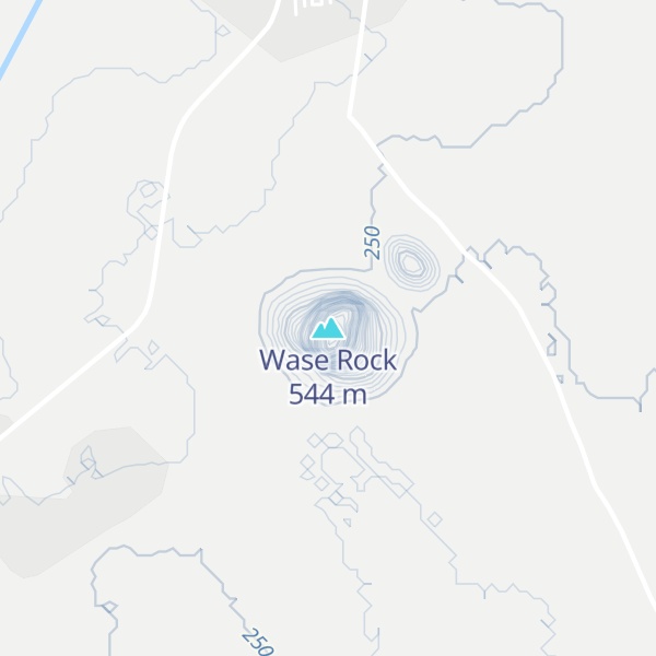 Map of Wase Rock
