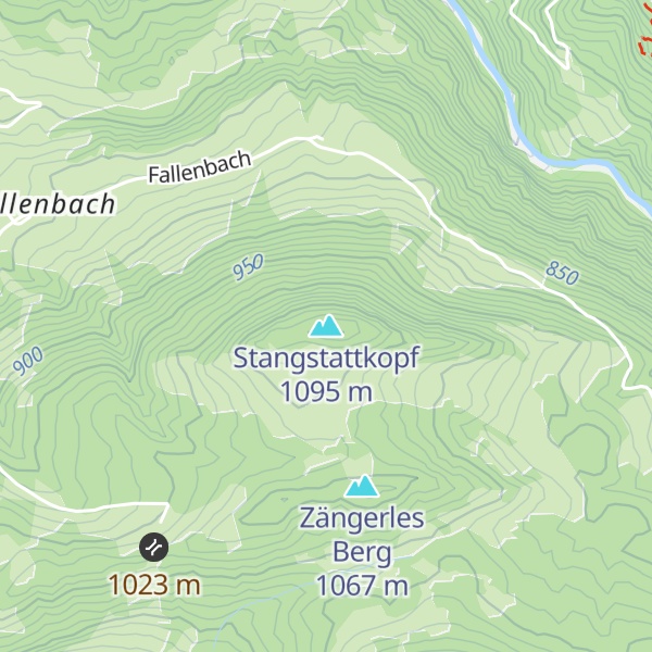 Map of Stangstattkopf
