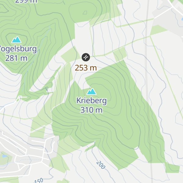 Map of Krieberg