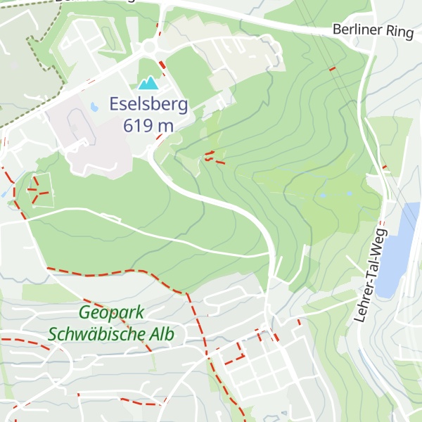 Map of Unterer Eselsberg