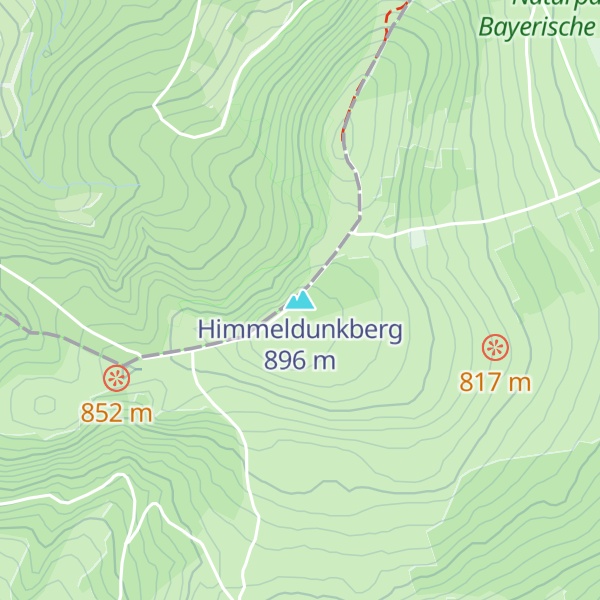 Map of Himmeldunkberg