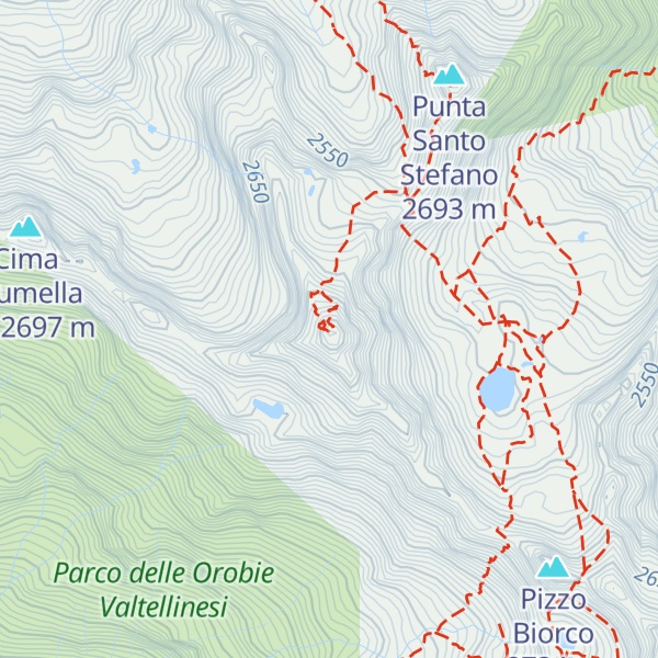 Map of Pizzo di Rodes