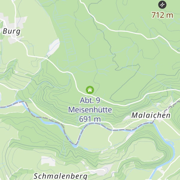 Map of Abt. 9 Meisenhütte
