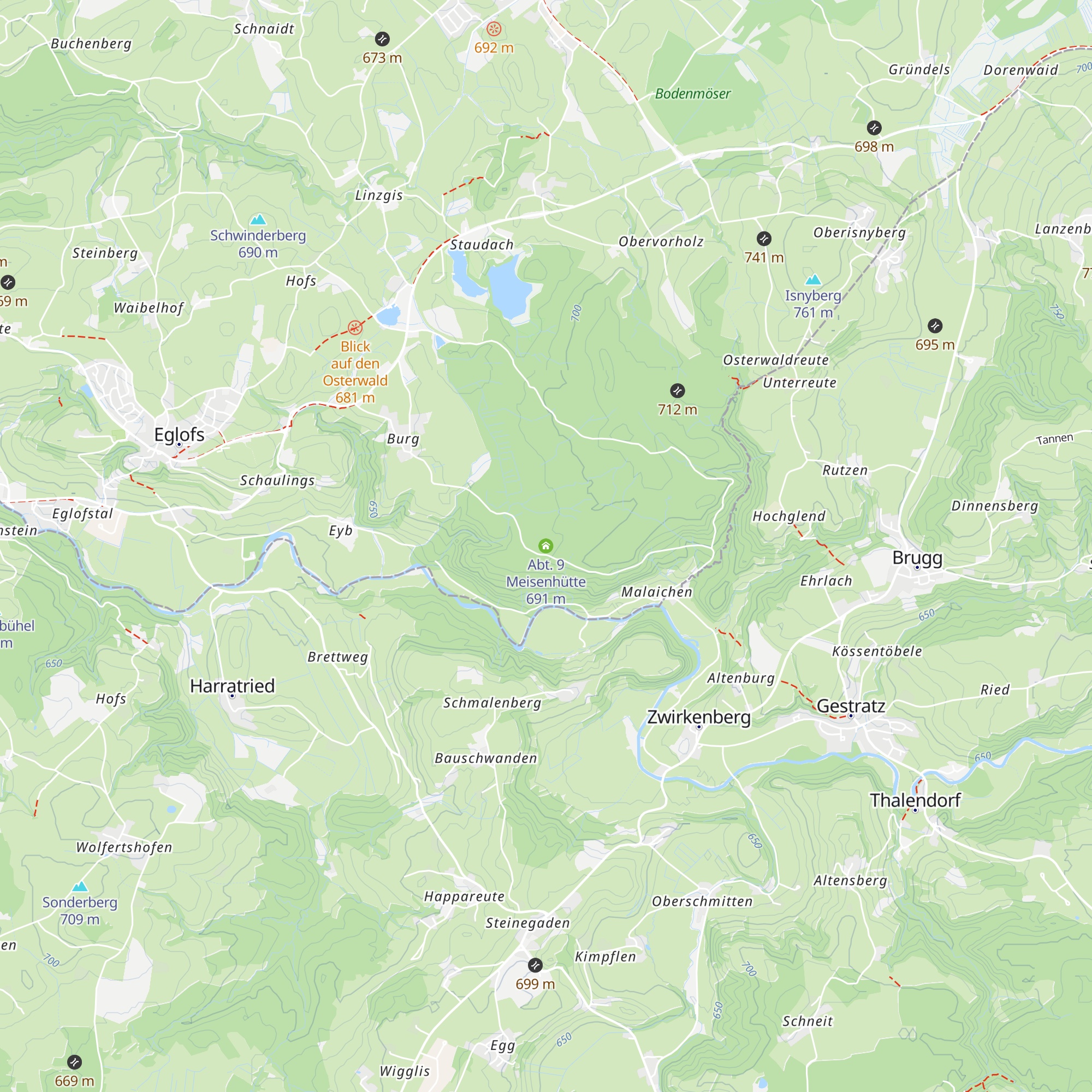 Abt. 9 Meisenhütte map
